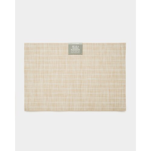 Woven Placemats - Set Of 4 Taupe