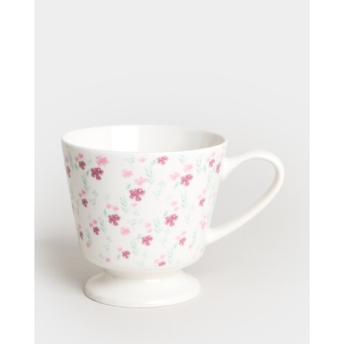 Footed Mug Floral