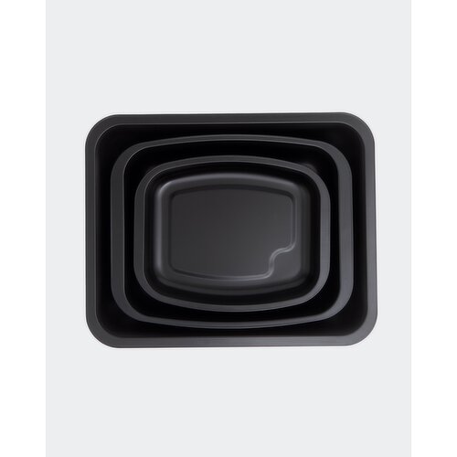 Roasting Trays (Set Of 3) Black