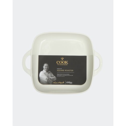 Neven Maguire Square Porcelain Roaster White 