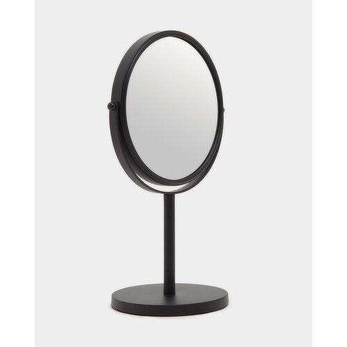 Pedestal Mirror Black
