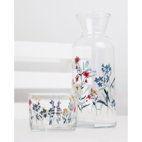 Carolyn Donnelly Eclectic Glass And Carafe Clear 