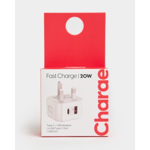 Usb-C Fast Charge Plug White