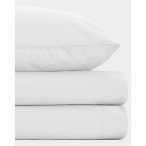 Soft Touch Microfibre Fitted Sheet White Single