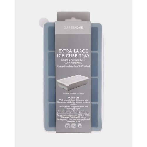 Extra Large Ice Cube Tray Grey