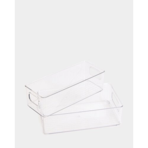 Stackable Storage Tray Clear M