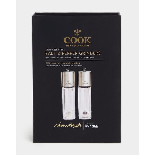 Neven Maguire Salt And Pepper Grinder Sless-Steel