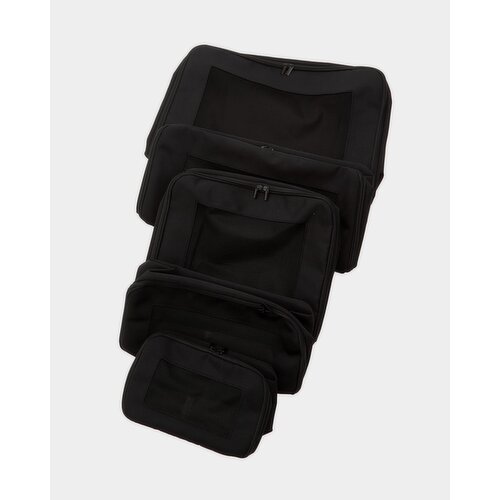 Travel Cubes - 5 Pieces Black 