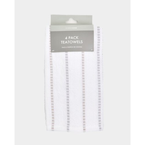 Tea Towels - Pack Of 4 Beige