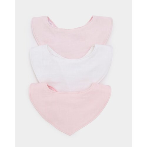 Muslin Bib - Pack Of 3 Light-Pink