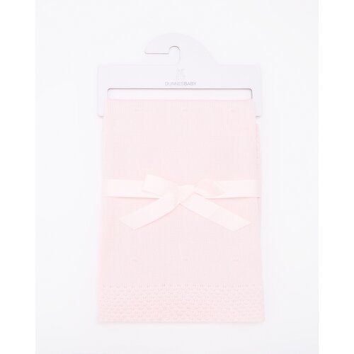 Knit Spot Blanket Light-Pink