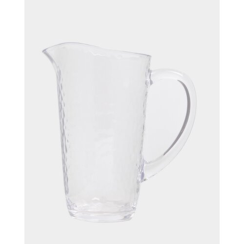 Clear Hammered Jug Clear
