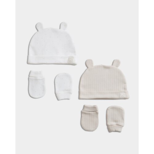 Hat And Mitts - Pack Of 2 Stone 
