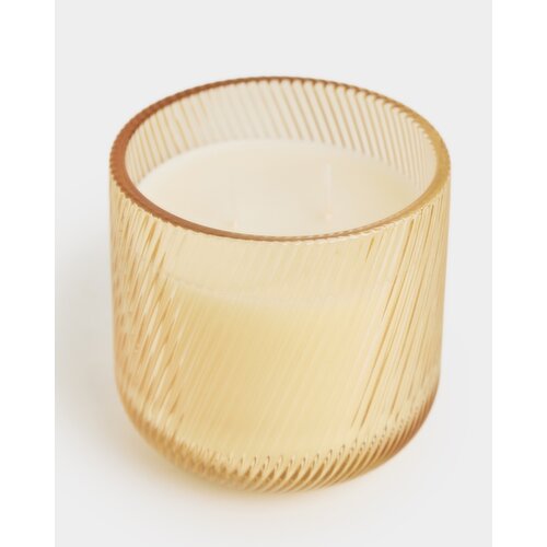 Powdered Jasmine Swirl Candle Yellow