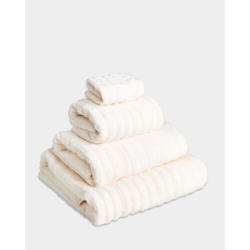 Ribbed Cotton Hand Towel Cream Hand