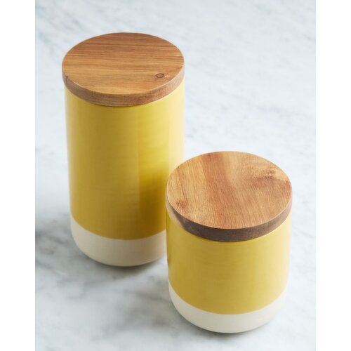 Helen James Considered Clifden Storage Jars Yellow M