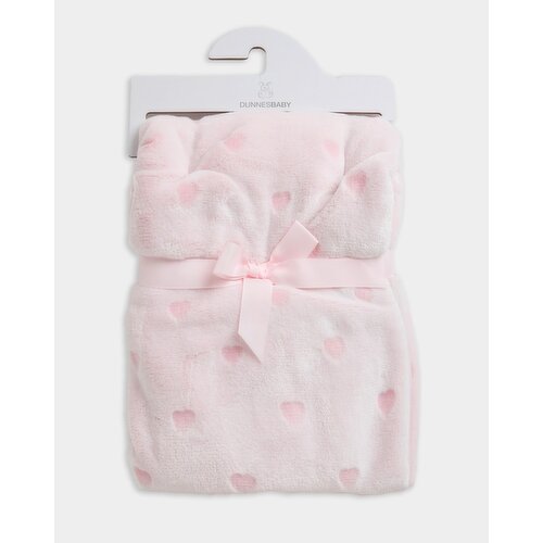 Hearts Blanket Baby-Pink 