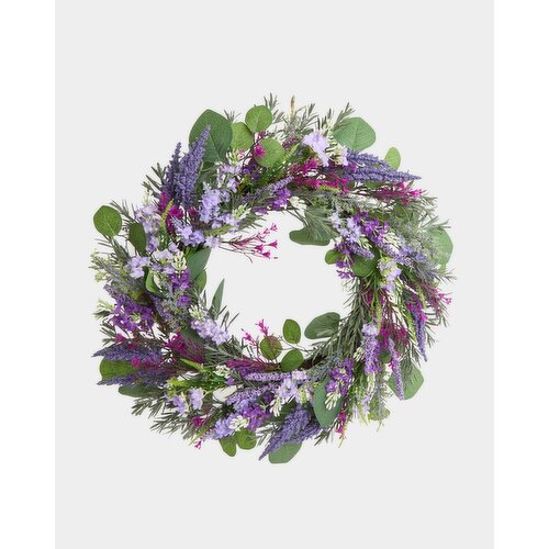 Garden Lavender Wreath Purple 
