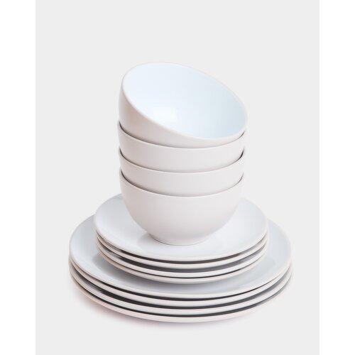 Stoneware Dinner Set - 12 Piece Natural