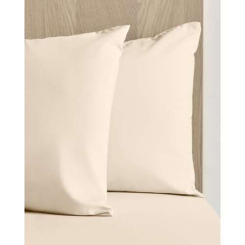 Luxury Percale Standard Pillowcase - Pack Of 2 Cream 
