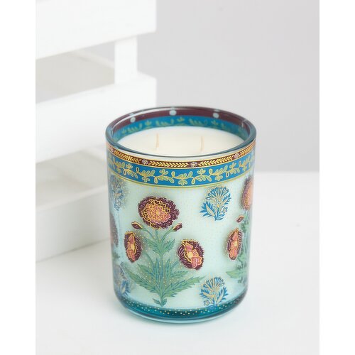 Carolyn Donnelly Eclectic Large Decal Candle Multi 