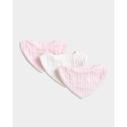 Muslin Bib - Pack Of 3 Baby-Pink