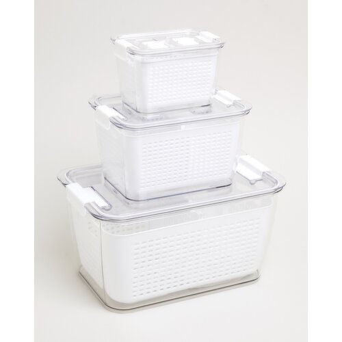 Fridge Storage Container White L