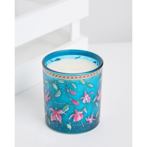 Carolyn Donnelly Eclectic Sandalwood & Neroli Decal Candle Blue