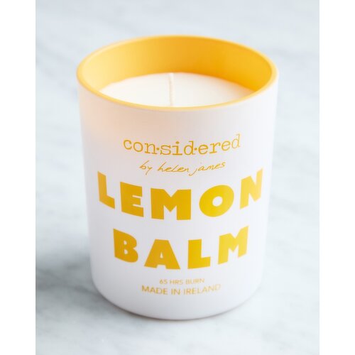 Helen James Considered Lemon Balm Tumbler Candle Lemon