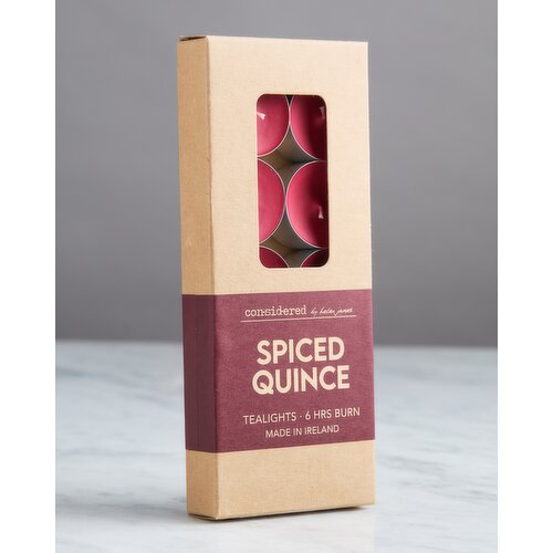 Helen James Considered Spiced Quince Tealights - Pack Of 10 Red