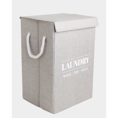Collapsible Hamper Grey