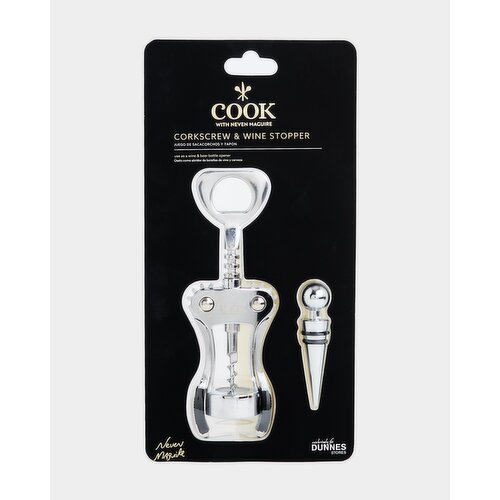 Neven Maguire Corkscrew & Wine Stopper Set Sless-Steel Sless-Steel 