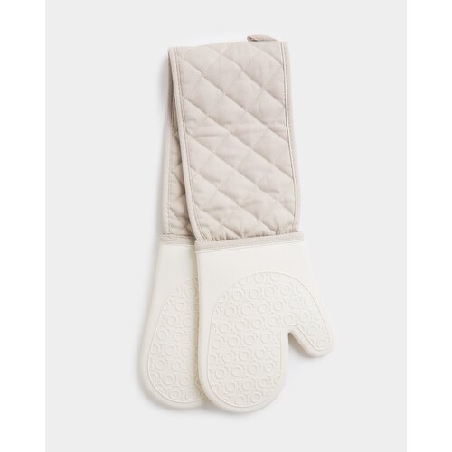 Double Silicone Oven Glove Natural