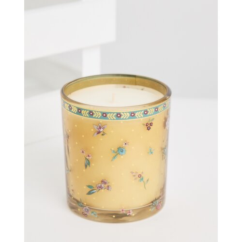 Carolyn Donnelly Eclectic Dark Oud Decal Candle Ochre 
