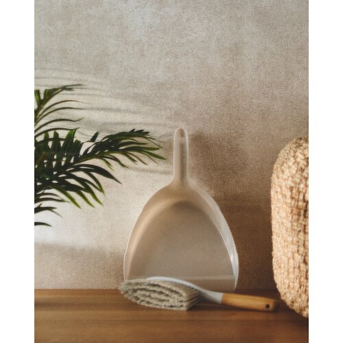  Bamboo Dustpan Set Stone 