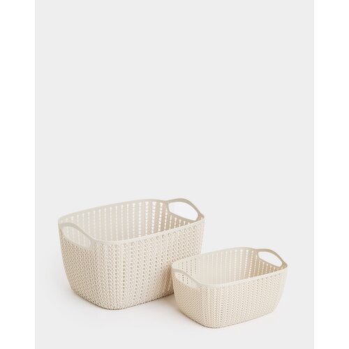 Plastic Basket Grey S