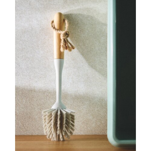 Bamboo Dish Brush Stone