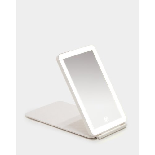 LED Folding Mirror Ivory 