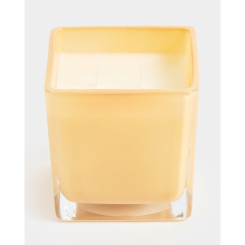 Patchouli & Tobacco Square Scented Candle Yellow