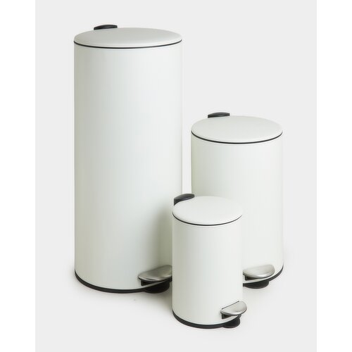 Soft Close Pedal Bin Cream 3l
