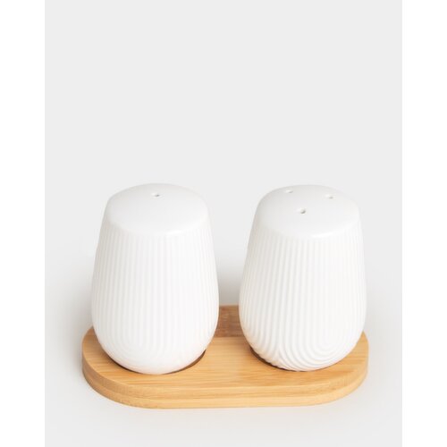 Salt And Pepper Shaker Set White 