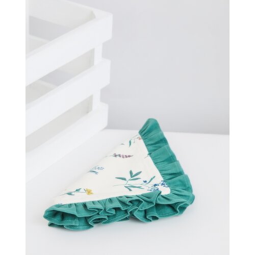 Carolyn Donnelly Eclectic Ruffle Napkin Cream 