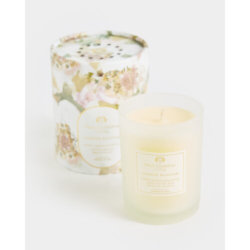 Paul Costelloe Living Round Almond Blossom Boxed Candle Blush