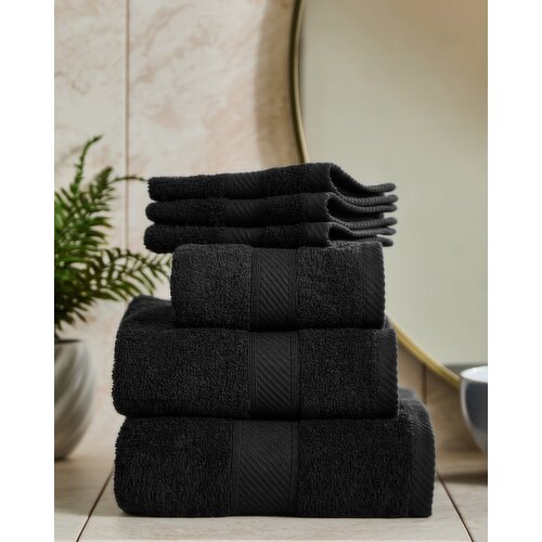 Classic Cotton Towel Black