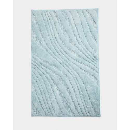 Wave Bath Mat Blue 