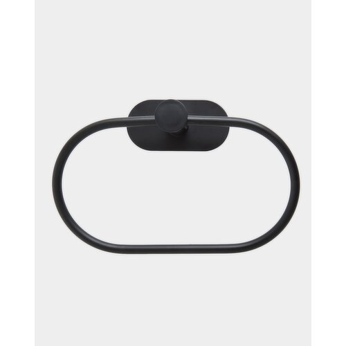 Aires Towel Ring Black