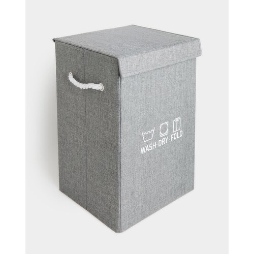 Collapsible Hamper Darkgrey