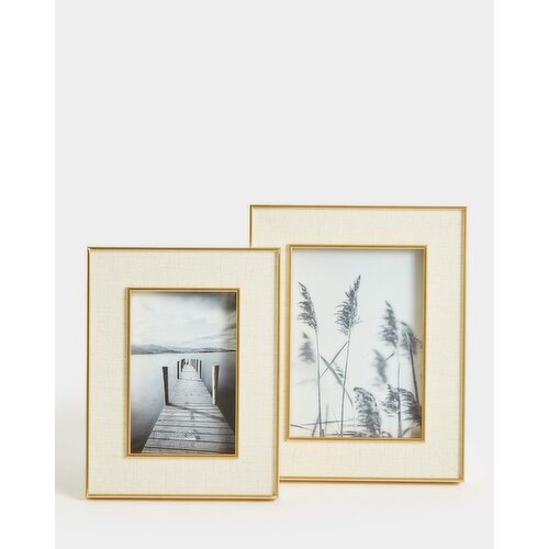 Linen Effect Frame Natural 4in X 6in