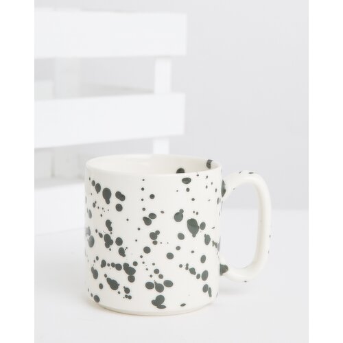 Carolyn Donnelly Eclectic Splatter Mug Dark-Green 