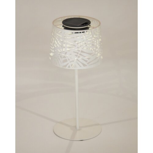Leaf Table Solar LED Lamp White
